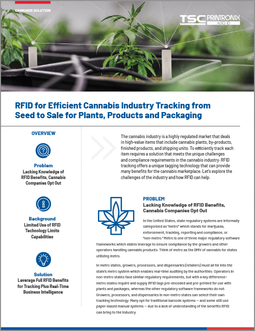 Cannabis-RFID-Solution